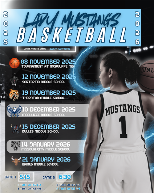  Lady Mustang Basketball Schedule 